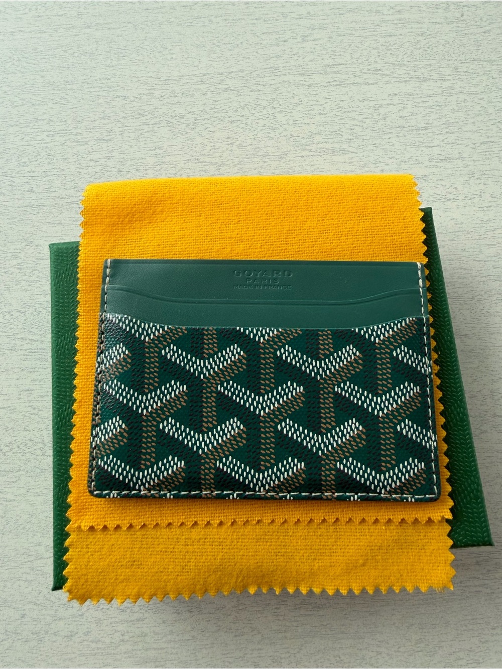Goyard St. Sulpice Card holder- Green